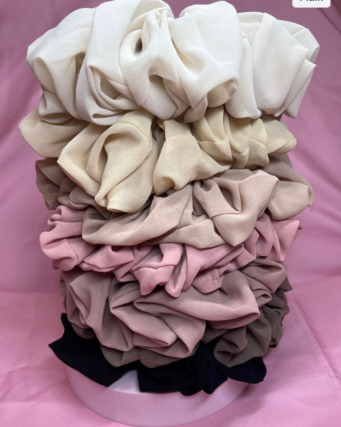 XXL satin scrunchie
