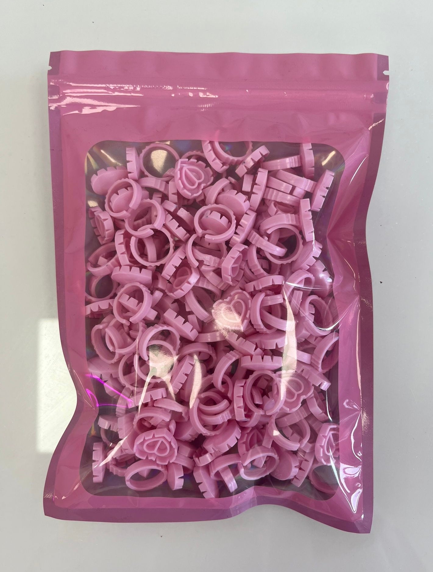 Heart shaped glue ring